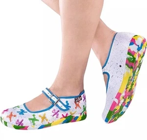 Hot Chocolate Design Chocolaticas Rainbow Jax Maryjane Flats Shoes EU 38 US 7.5 - Picture 1 of 9