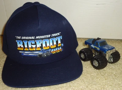 Matchbox Bigfoot Monster Truck 1985 (G1) + gorra/gorra Snapback totalmente nueva y rara Foto 1 de 4