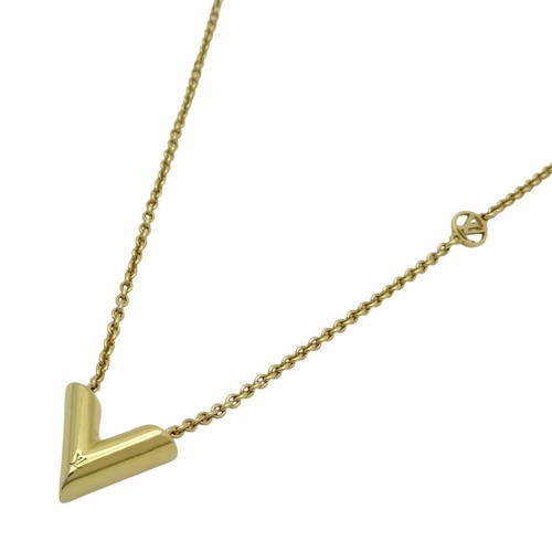 LOUIS VUITTON（LV） LOUIS VUITTON M00857 Essential V collana ciondolo circa Accesso in metallo con logo 46 cm