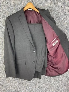 Joseph Abboud Boys 2 Piece Suit Size 18 Jacket 29x30 Tapered Flat Front Pants - Picture 1 of 17