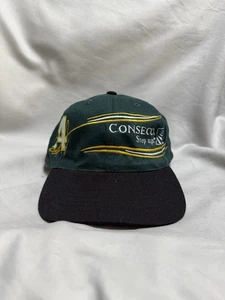 VINTAGE CONSECO Step Up Racing Hat | #14 AJ Foyt | Black/Green | Fersten Inc - Picture 1 of 6