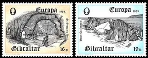 GIBILTERRA 1983 Europa 2v MNH** - Picture 1 of 1