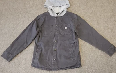 Chaqueta con Capucha Carhartt Jóvenes Niños M 10-12 Bolsillos Forrada Foto 1 de 4