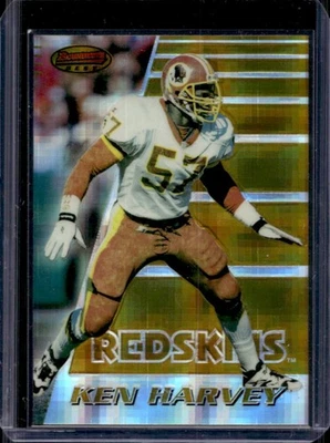 Bowman's Best Ken Harvey 1996 refractor atómico #121 Redskins Foto 1 de 2