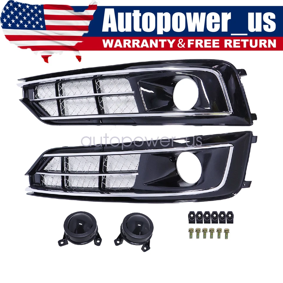 2 piezas cubiertas de faros antiniebla delanteros izquierdo y derecho para Audi A8/Quattro L 2015-2017 nuevas Foto 1 de 4