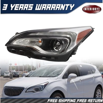For 2016-2018 Envision LED DRL HID Projector Headlight Headlamp Driver/Left Side - Image 1 of 4