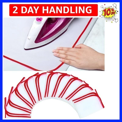 Almohadilla protectora de tela de prensado de tela de malla de planchado de 4 piezas para fácil uso de Iro... Foto 1 de 4