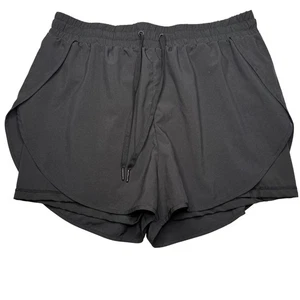 Pantalones Cortos Buffbunny Para Mujer Grandes Atléticos Correr Spandex Forrados Cordón Gimnasio - Imagen 1 de 8