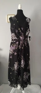 Ralph Lauren Women dress Size 12 new Tags Sleeveless Style Wrap Zipper Back - Picture 1 of 13