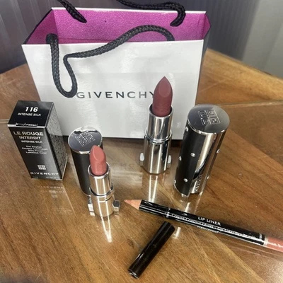 Givenchy Lipstick Le Rouge Sheer Velvet 39 + Mini Lipstick 116 Liner Waterproof - Image 1 of 4