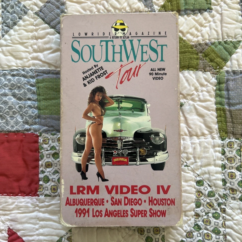 VINTAGE 1991 Lowrider Magazine Video VHS Tape Southwest Tour HYDRAULIC Chicano Foto 1 de 4