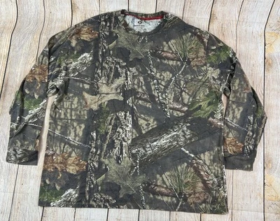 Mens Mossy Oak Big Country Camo Shirt Scent Control Hunting Pullover Size 3XL - Image 1 of 4