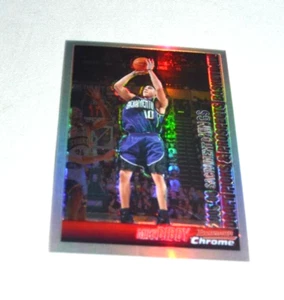2005 BOWMAN CHROME - MIKE BIBBY SACRAMENTO KINGS REFRACTOR CARD 37 # 128/300 - Picture 1 of 3