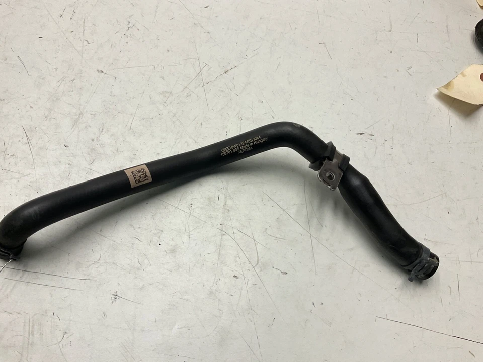 Original Audi S4 8W Coolant Pipe Radiator Hose 8W0122448S - Image 1 of 4
