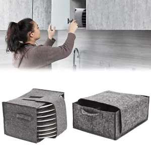 Caravan Plate Holder Tableware Storage Bag For Motorhome Campervan Boat Cupboard - Picture 1 of 16