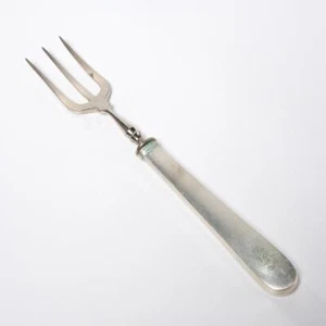 Wusthof Germany Vintage Silver Small Game Meat Carving Bread Trident Fork 6.75"l - Picture 1 of 5