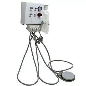 Portable Dental Turbine Unit Air Compressor with Triplex Syringe 4 Hole AU Ship - Picture 1 of 6