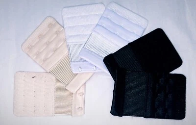 Juego de 6 Extensores de Sujetador 3 Ganchos con Elástico 3 Filas 7023 Foto 1 de 4