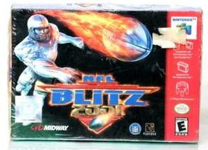 Brand New- NFL Blitz 2001 (Nintendo 64, N64 2000) - Rare - Factory Sealed OEM - Picture 1 of 12