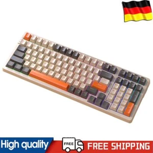 K98 Mechanical Keyboard Type-C Wired Gaming Keyboard for PC (Orange Yellow Axis) - Bild 1 von 12