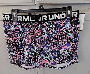Under Armour confetti elastic waist shorts youth sizes NWT - Picture 1 of 7