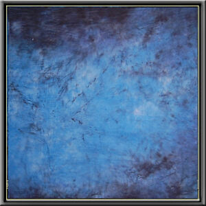 BLUE PURPLE 6 x 9 feet Hand painted photography Muslin Backdrop