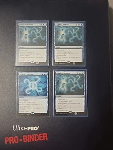 x4 Cryptic Command MTG Blue Instant Rare PLAYSET MM2 And Iconic Masters - Picture 1 of 6