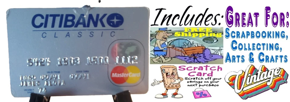 🆕Citibank Classic Mastercard 07/91 CADUCADA - De colección -🆓regalo🎁-gran precio Foto 1 de 4