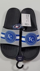 Kansas City Royals Herren FOCO MLB KC Logo Slide Sandalen Größe Slipper Medium 9-10 - Bild 1 von 2