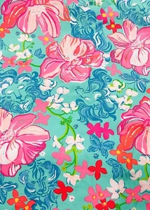 Lilly Pulitzer Knit Terry fabric square - Picture 1 of 2