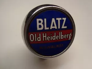 Circa 1950s Blatz Old Heidelberg Bullet Tap Knob, Milwaukee, Wisconsin - Picture 1 of 2