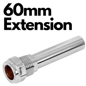 For Chrome Radiator Valve Extension 60mm - Picture 1 of 3