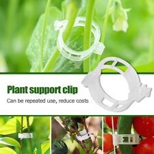 100Pcs Useful Tomato Veggie Garden Plant Support Clips Trellis Twine Greenhouse