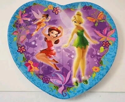 ✨ Plato infantil de plástico Campanilla en forma de corazón de hadas de Disney de Zak ✨ Hacer comida Foto 1 de 2
