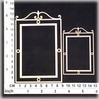 Chipboard Embellishments For Scrapbooking, Cardmaking - Ornate Frames 21 Cb6093w