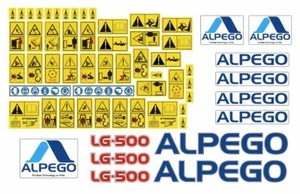 decalcomanie adesive alpego rotolama lg 500 kit completo - Imagen 1 de 1