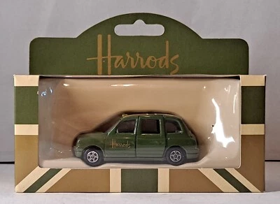A355. CORGI TOYS – AUSTIN LONDON TAXI, Verde/Green “HARRODS” - Immagine 1 di 4