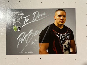 PAT BARRY HD Signed Autograph 4x6 Tapout Promo Photo Card UFC MMA *FREE SHIPPING - Picture 1 of 1