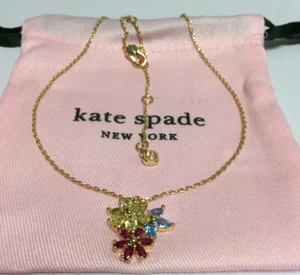 Collana con ciondolo a grappolo Kate Spade New York prima fioritura nuova - Foto 1 di 12