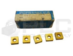 NEW BOX OF 5 WENDT-SONIS TRW-716 CARBIDE INSERTS SNMA 432 E *READ* - Picture 1 of 4