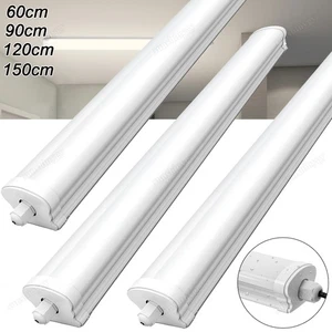 60/120/150 cm Eco LED lámpara de bañera lámpara de techo lámpara de habitación húmeda taller tubo - Imagen 1 de 20