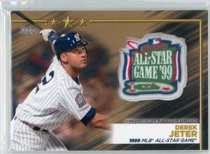 2022 Topps Commemorative All-Star Alumni Relics Gold #ASADJ Derek Jeter 45/75 - Picture 1 of 2