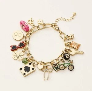 Bracciale Charm Grosso Kate Spade New York x Target Novità Mista Nuovo con etichette - Foto 1 di 3