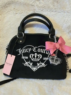 Bundle Juicy Couture Girlie Royalty Satchel w/ Pink Bow Crown Bag & Gift Set - Image 1 of 4