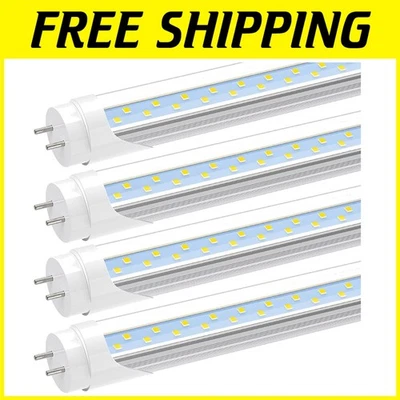 Super Bright T8 LED Tube Lights, 24W -  Listed 4-Pack - Image 1 of 4