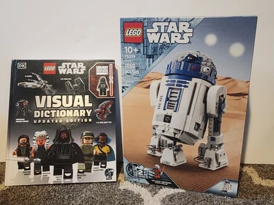 LEGO Star Wars R2-d2 (75379) and Visual Dictionary New Sealed - Image 1 of 3