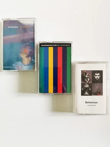 PET SHOP BOYS 3 Original Cassettes Tapes bundle. Collector's items! VG+ - Picture 1 of 5