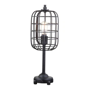 JYL4029A Odette 20" Industrial Metal Table Lamp Rustic Transitional Bedside D... - Picture 1 of 6