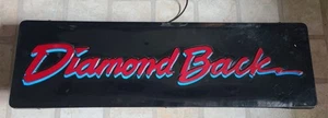 DIAMOND BACK DIAMONDBACK BMX BIKE SHOP DEALER LIGHT SIGN VINTAGE 1985 RARE 1980S - Picture 1 of 8