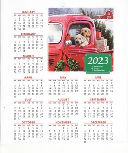 CL122-1, ALA 2023 U.S. Christmas Seals Themed Calendar, FY23-Cal-01 - Picture 1 of 2
